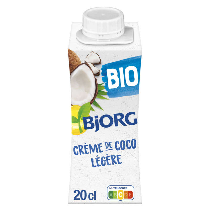 Bjorg Crème de coco légère, bio 200ml