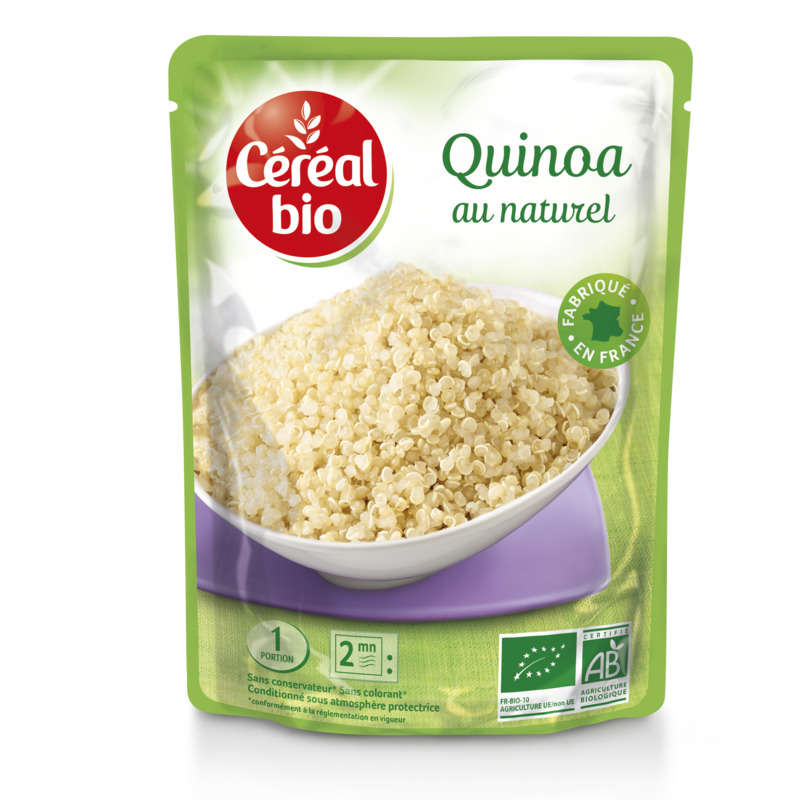 Organic Quinoa Natural Cereal 1 Portion 220g