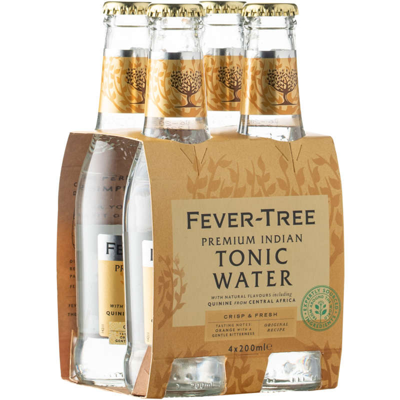 Fever Tree eau tonic le pack de 4x20cl