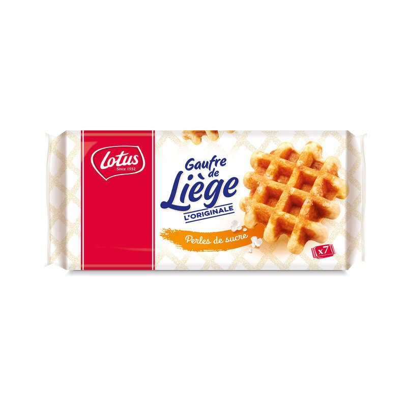 Lotus Liège Waffles With Sugar Pearls 7X45G