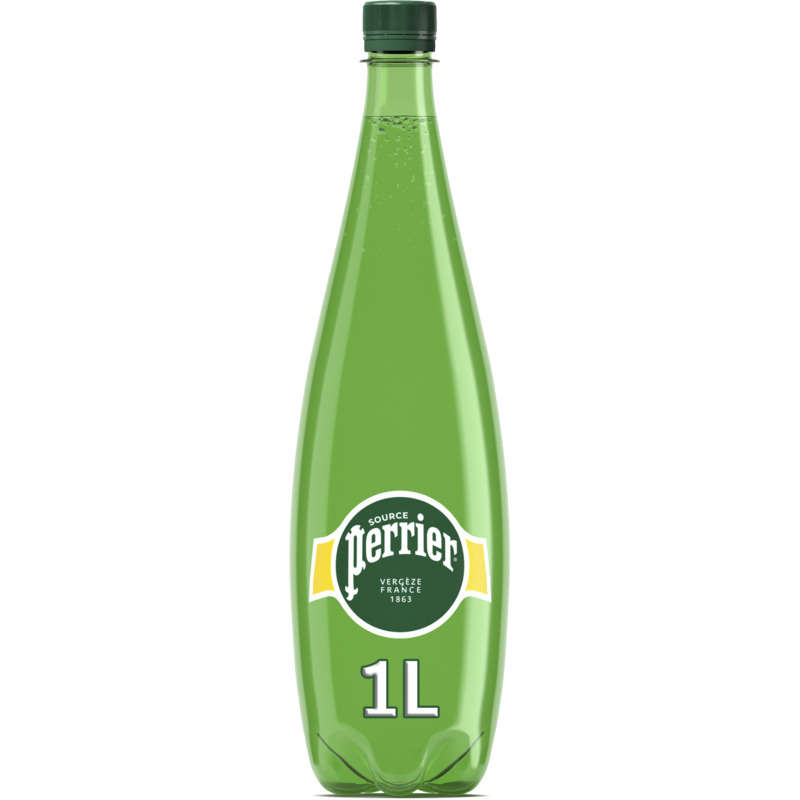 Perrier Eau Minérale Naturelle Gazeuse 1L