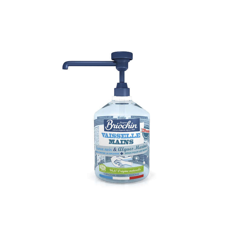 Briochin Vaisselle & Mains Au Savon Noir Et À L'Algue Marine 500Ml