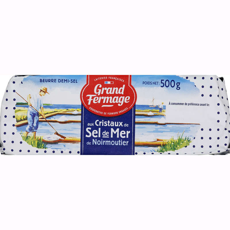 Grand Fermage beurre au sel de Noirmoutier 500g