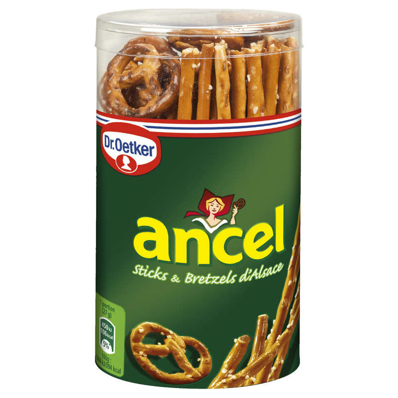 Ancel Mini Assortiment Sticks et Bretzels d'Alsace 137g