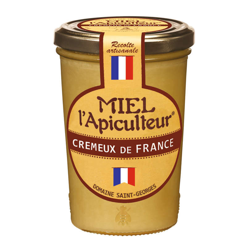 Miel l'Apiculteur Miel Crémeux de France Pot Verre 500g