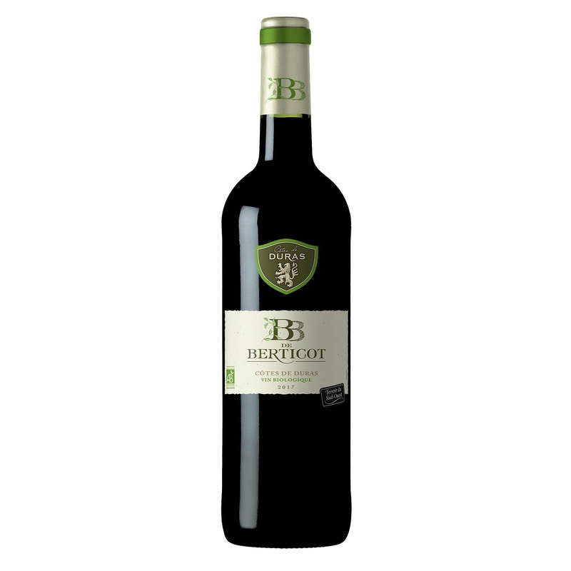 Bb De Berticot Aop Côtes De Duras Bb Rouge Organic 75cl