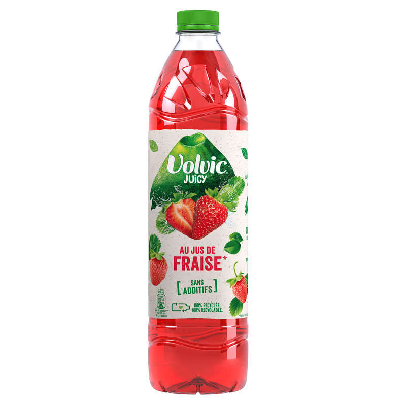 Volvic Juicy boisson au jus de Fraise 1,5L