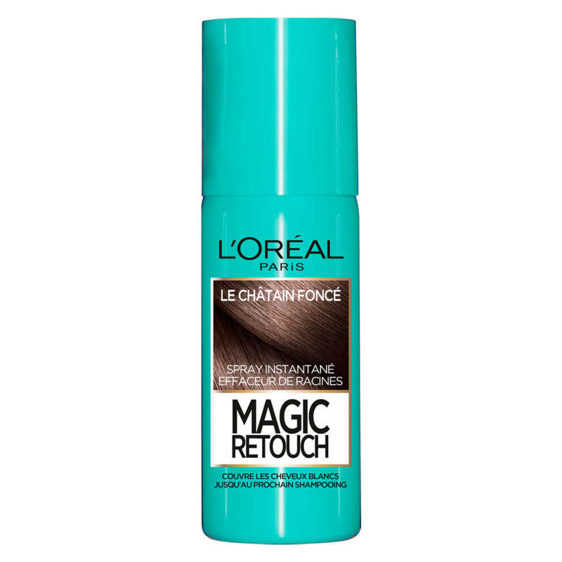 Magic Retouch Spray Retouche Racines Châtain Foncé 75ml