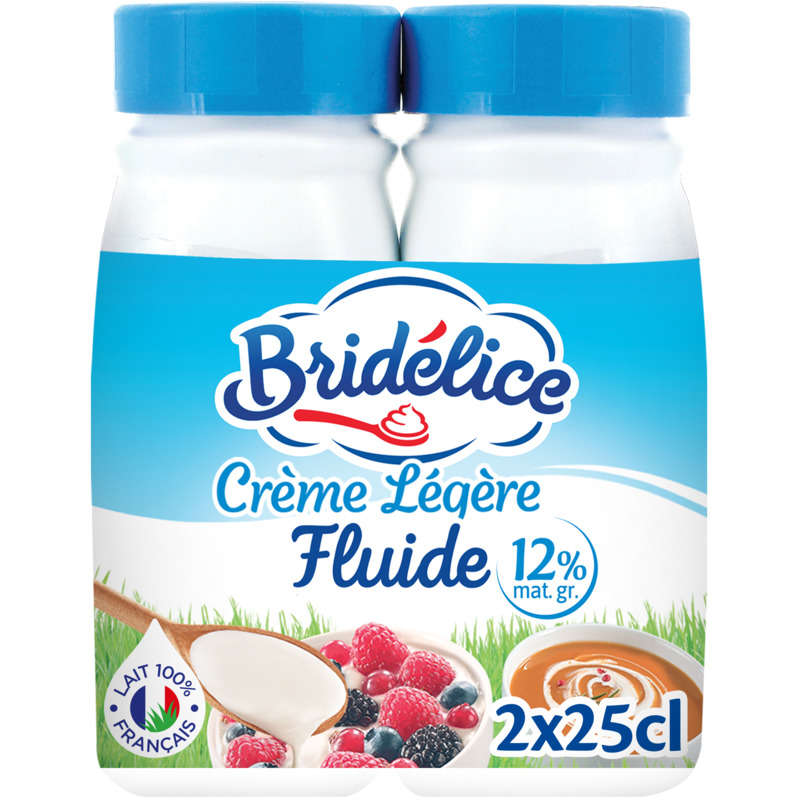 Bridélice Fluide Légère 12% Mat.Gr 2x25cl