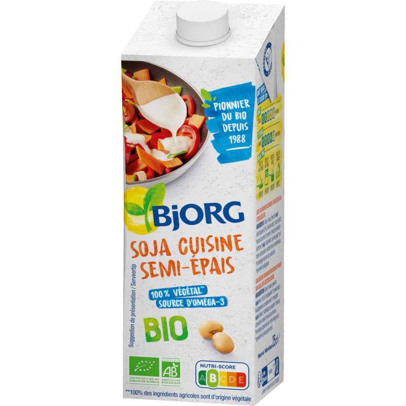 Bjorg Soja cuisine semi thick organic 25cl