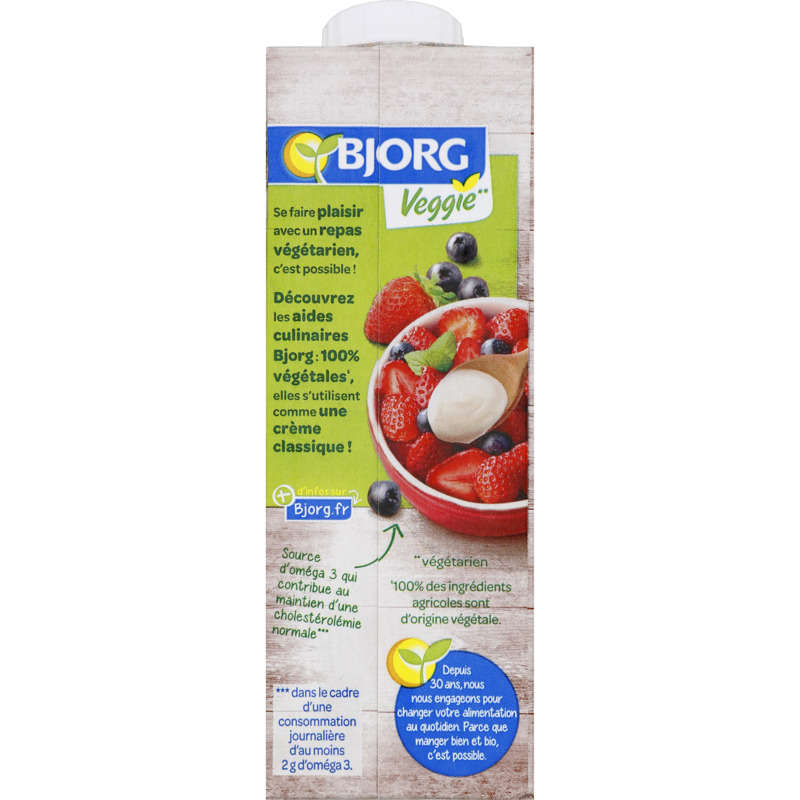 Bjorg Soja cuisine semi epais bio 25cl