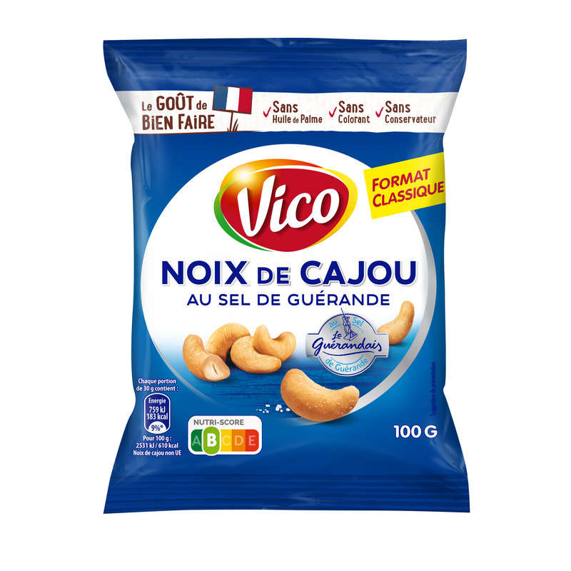 Vico Noix de Cajou Salee 100 G 100g