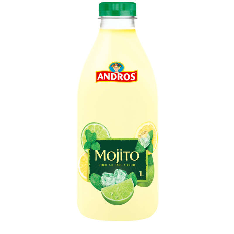 Andros Mojito Cocktail Sans Alcool 1l