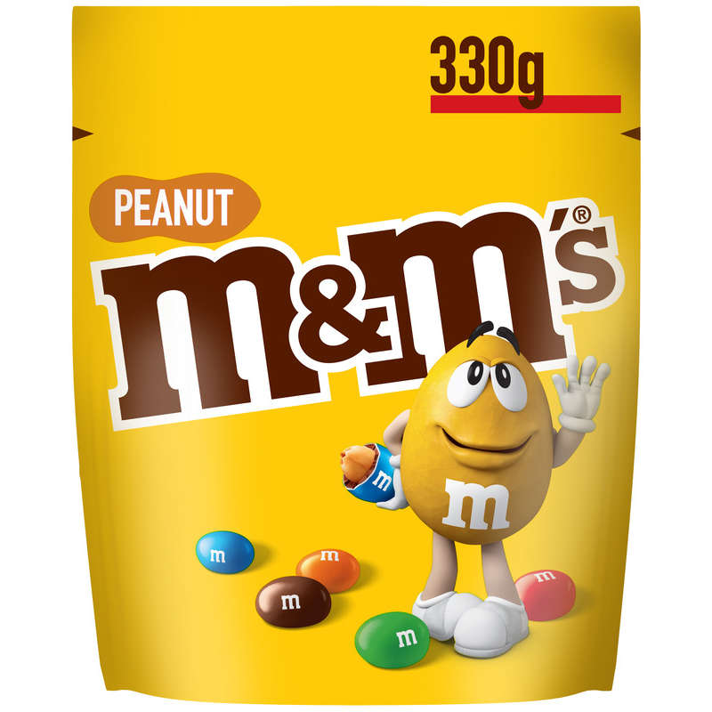 M&M'S Bonbons Chocolat Au Lait & Cacahuètes 330G