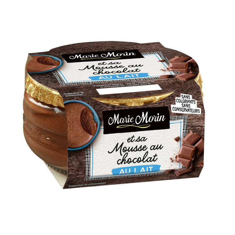 Marie Morin Mousse au Chocolat au Lait 100g