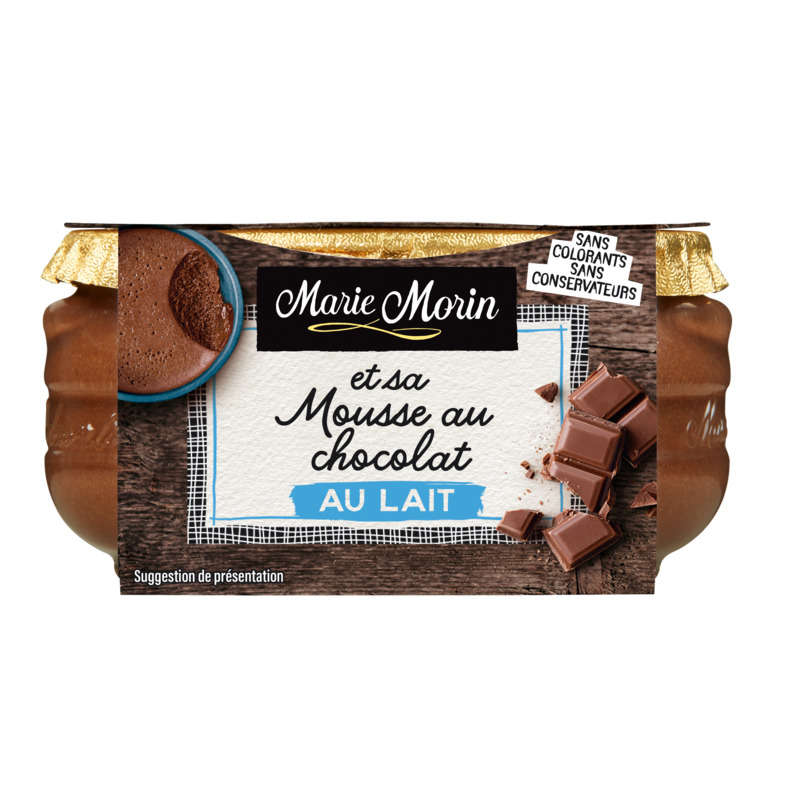 Marie Morin Mousse au Chocolat au Lait 100g