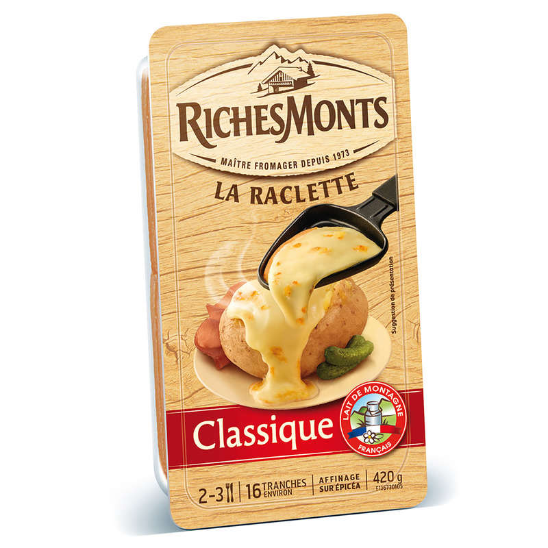 Richesmonts La Raclette Classic Cheese 420G