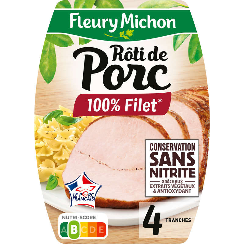 Fleury Michon Rôti De Porc Supérieur X4