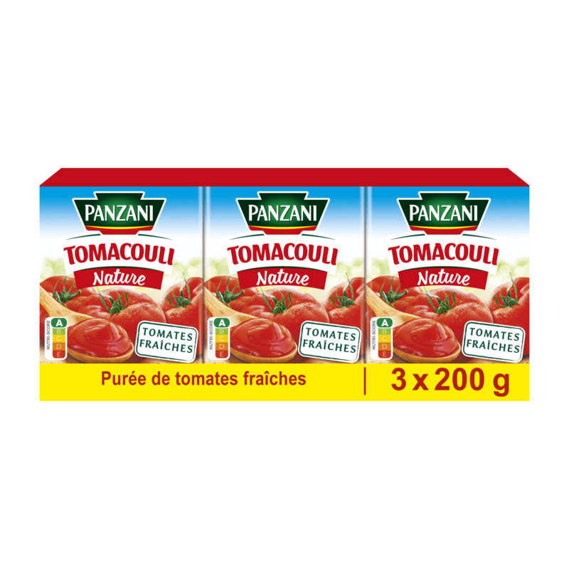 Panzani Natural Tomacouli Sauce 3 X 200G