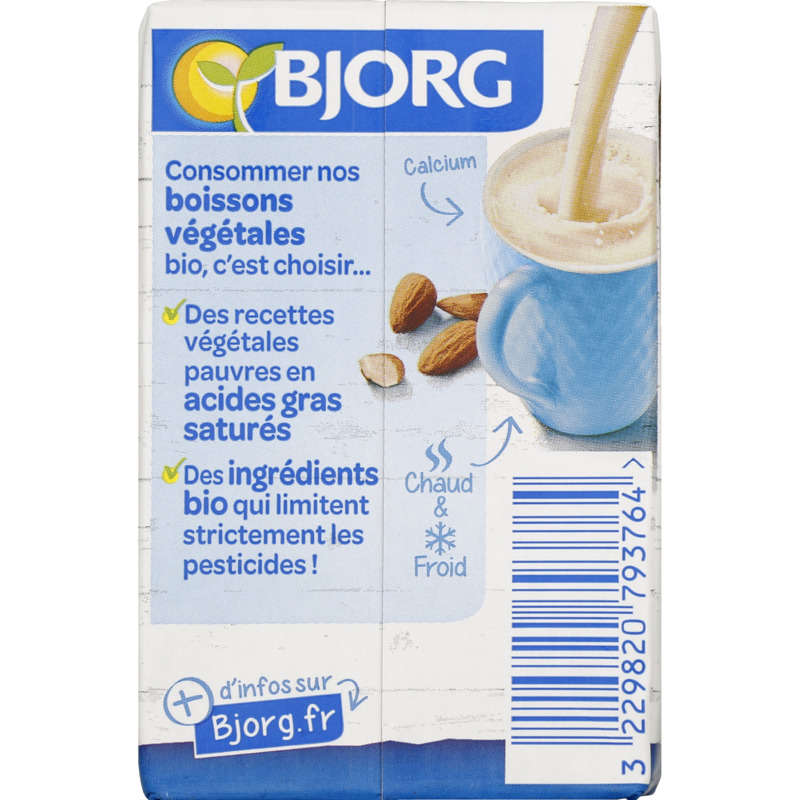 Bjorg Lait D'Amande Bio 50Cl