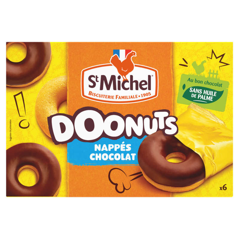 St Michel Doonuts nappés chocolat 180g