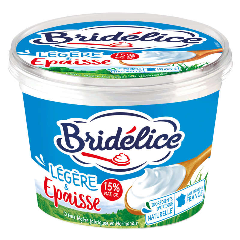 Bridélice Thick Fresh Cream 15% Fat.Gr Jar 50cl