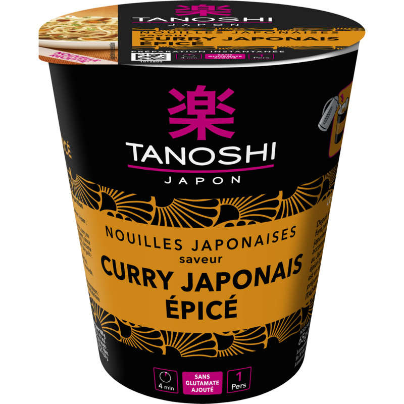 Tanoshi Japan Japanese Noodles Japanese Curry Flavor Spicy 65g