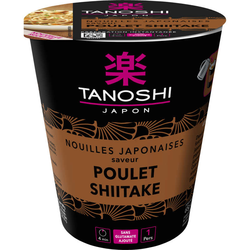 Tanoshi Japan Japanese Noodles Shiitake Chicken Flavor 65g