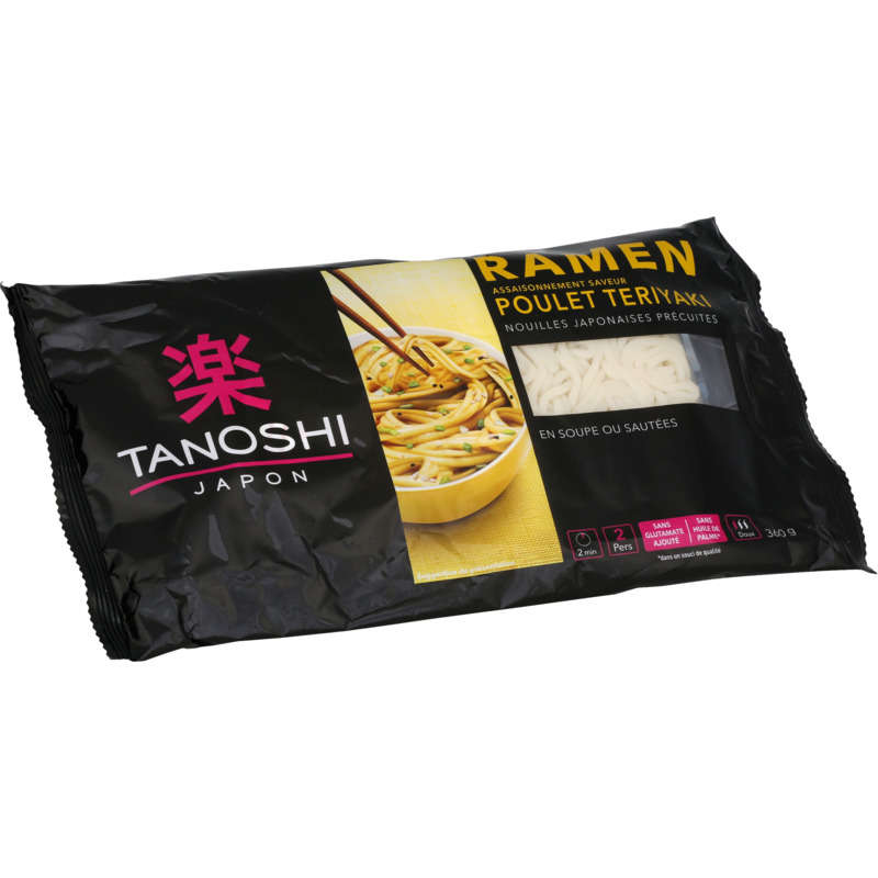 Tanoshi Japon Ramen Assaisonnement Poulet Teriyaki 360G