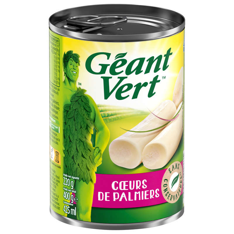 Géant Vert Cœurs De Palmiers 220G