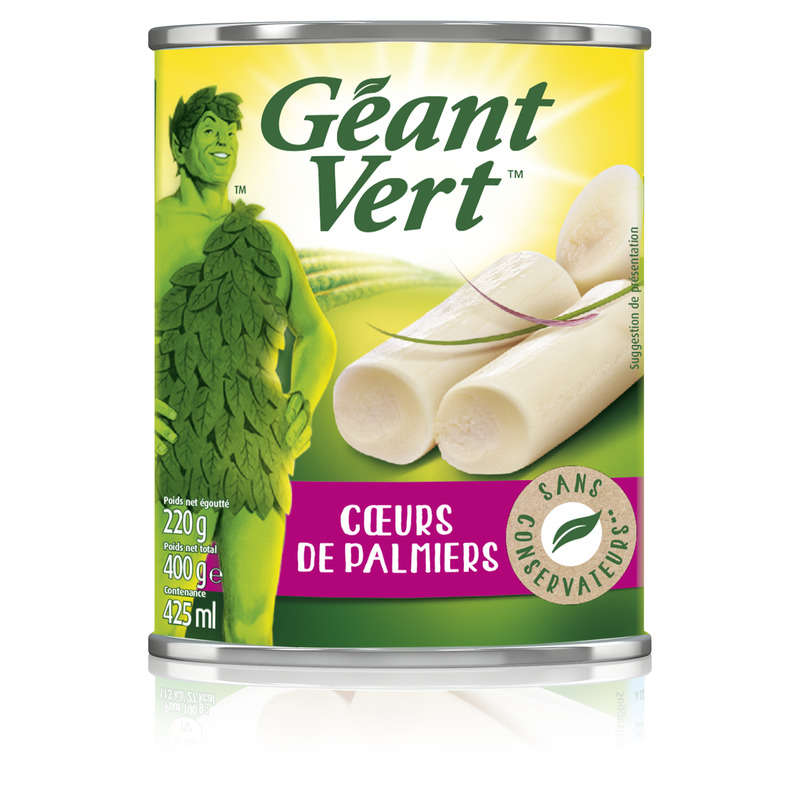 Géant Vert Cœurs De Palmiers 220G