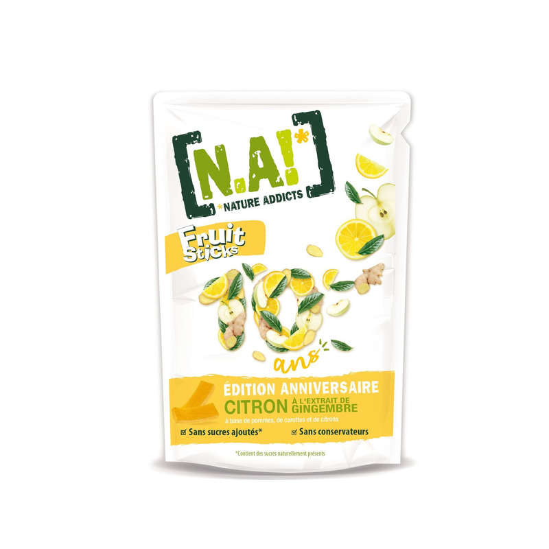 N.A! Doypack Fruit Sticks Fruits de Saison 40g