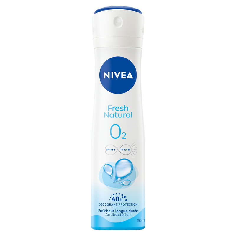 Nivea Déodorant Atomiseur Femme Fresh Natural 150Ml