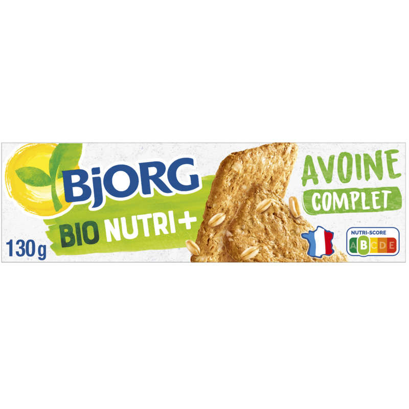 Bjorg Biscuit avoine nature bio 130g