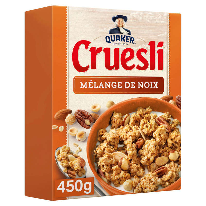 Quaker Cruesli Mixed Nuts Cereal 450g