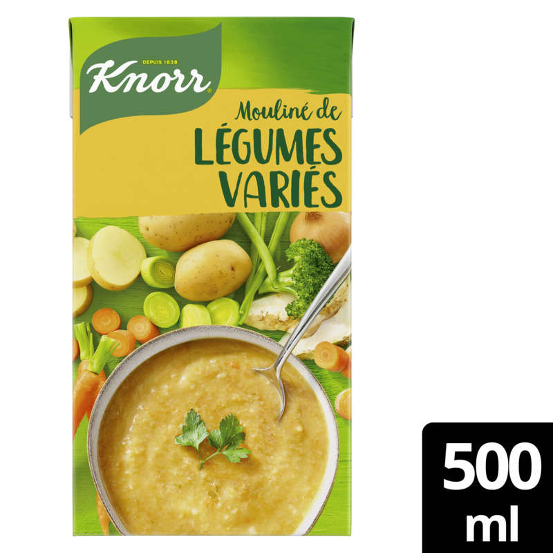 Knorr Soupe Liquide Mouliné de Légumes Variés 50cl