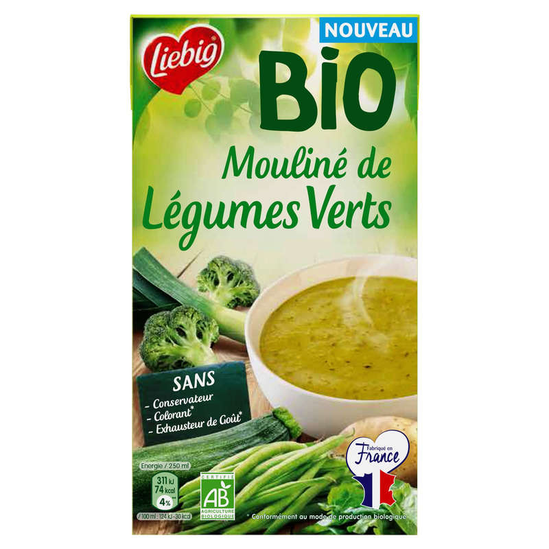 Liebig Organic Green Vegetable Puree 1 L