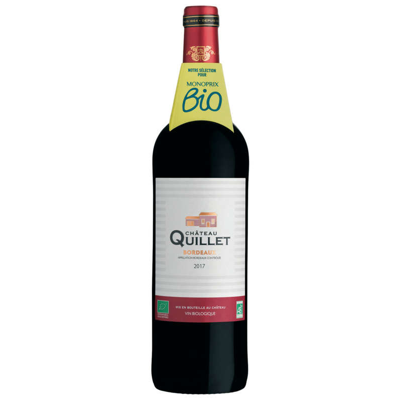 Monoprix Bio Bordeaux Château Quillet Bio AOC 5cl