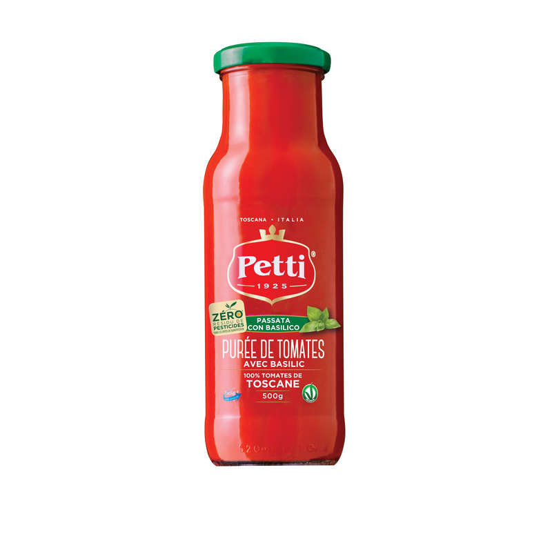 Petti tomato basil puree 500g