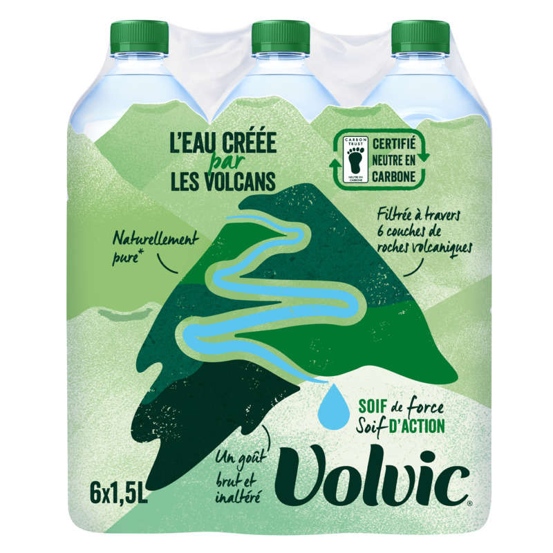 Volvic eau minérale naturelle 6x1,5L