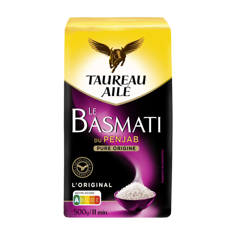 Taureau Ailé Riz Basmati Du Penjab 500g