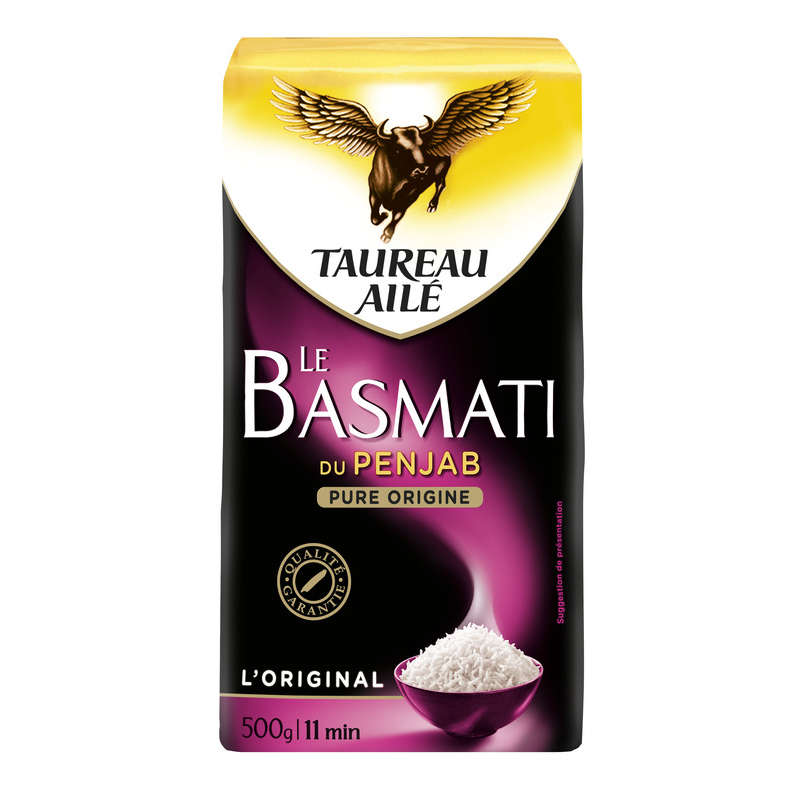 Taureau Ailé Riz Basmati Du Penjab 500g