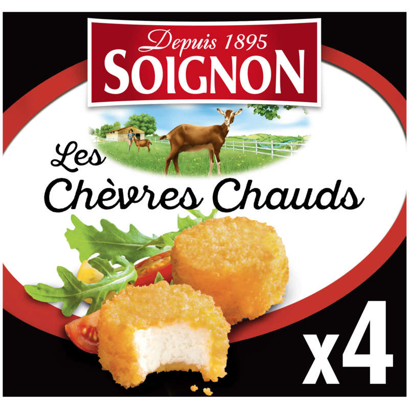 Soignon Chèvre Chaud prêt à dorer 4x25g