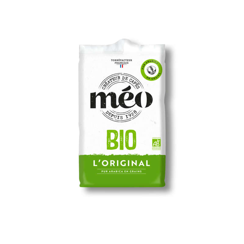 Meo Café Pur Arabica en Grains Biologique 500g