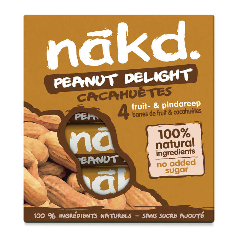 Nakd Barres Aux Cacahuètes 4X35G