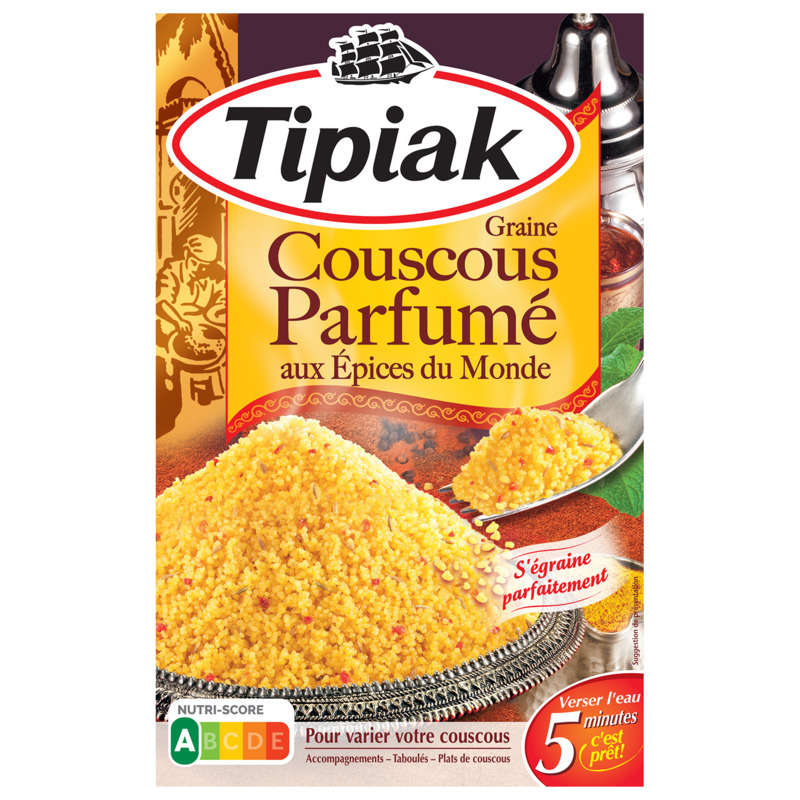 Tipiak Couscous Parfumé Aux Epices Du Monde 510G