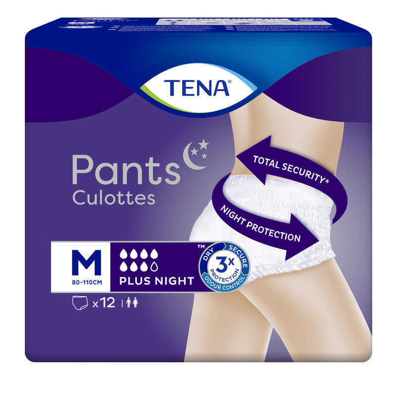 Tena Night Pants Plus Night Medium X12