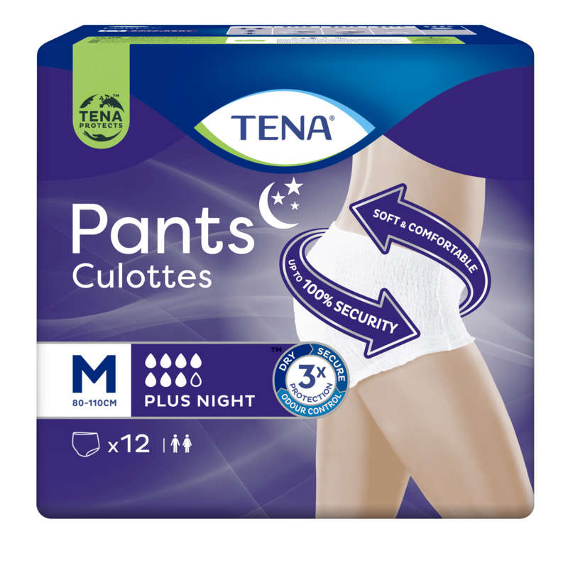 Tena Culottes Nuit Pants Plus Night Medium X12