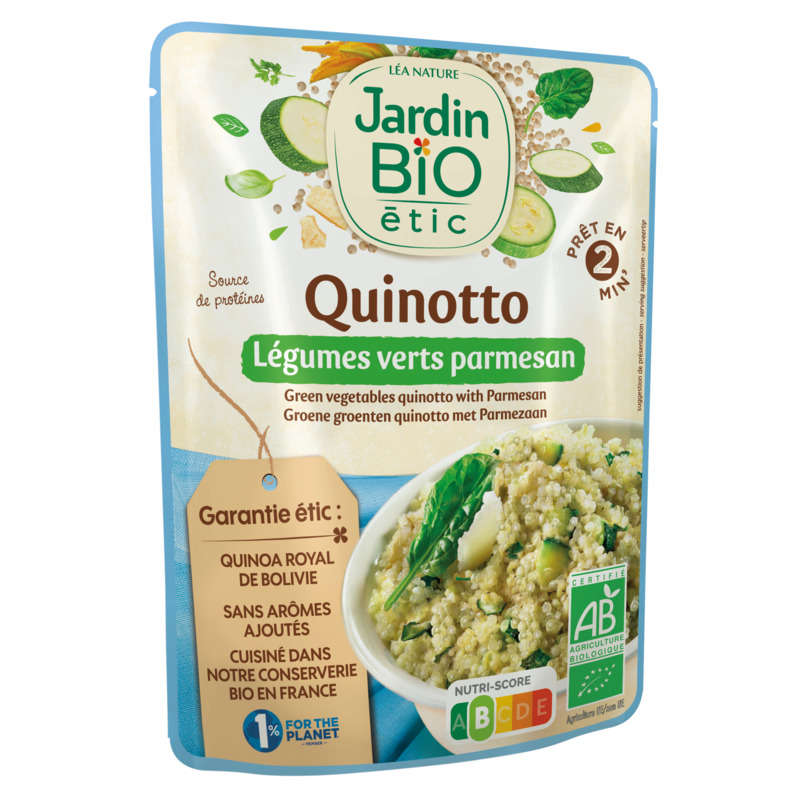 Organic Garden Quinotto Green Vegetables & Parmesan 220g