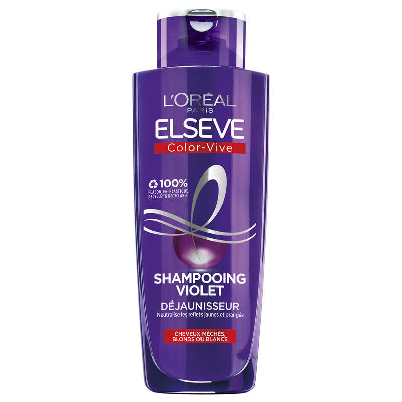 Elseve Shampooing Violet Déjaunisseur Color-Vive 200ml